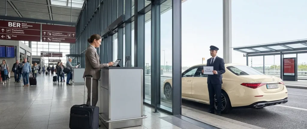 Taxi für Geschäftsreisen von Berlin Flughafen Taxi